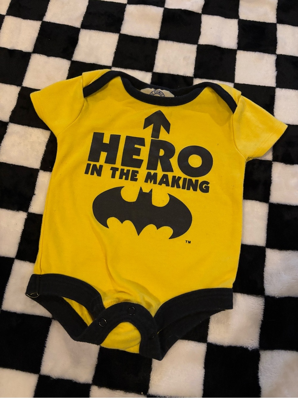 0/3 Batman diaper shirt